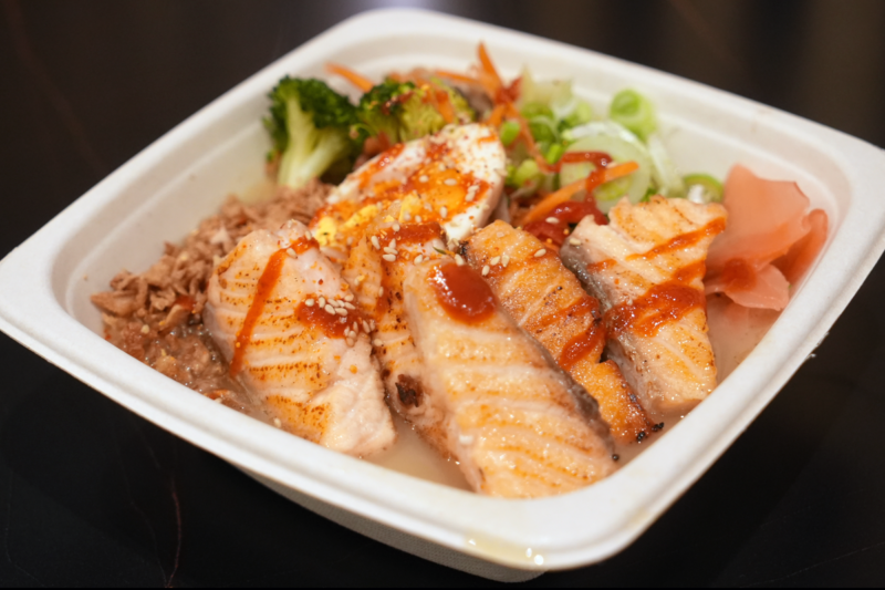 Grilled Salmon Ramen