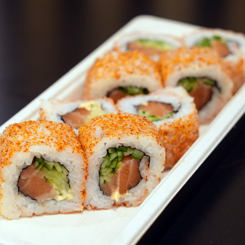 Spicy Salmon Cucumber Roll