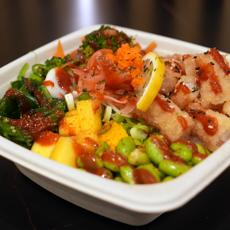 Prawn Tempura Poke