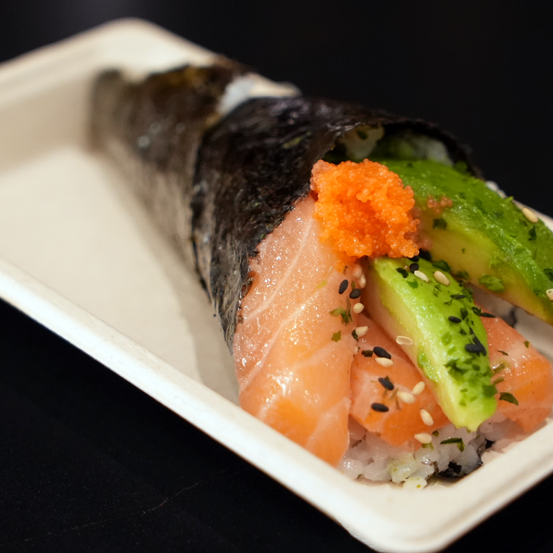 1 Pc. Salmon or Tuna or California Hand Roll